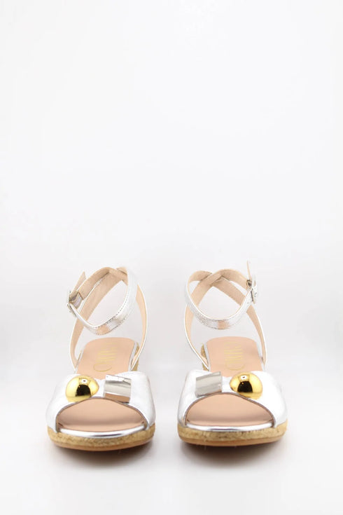 Gaimo Espadrille Wedge Sandals with Buckle